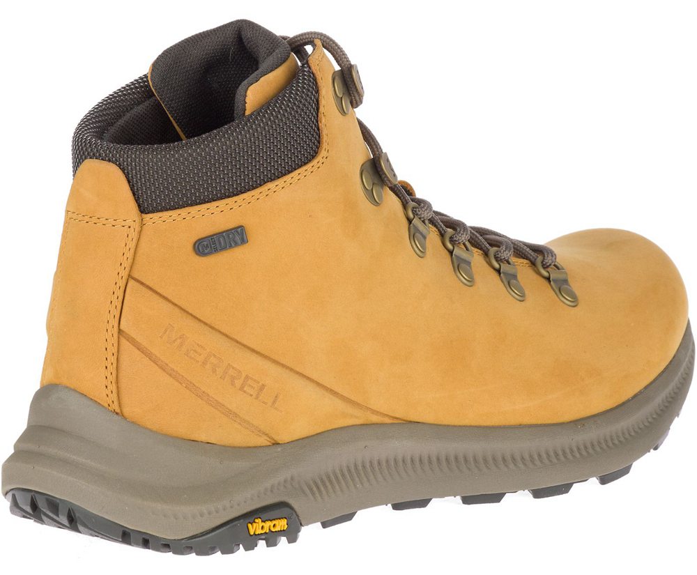 Botas Homem - Merrell Ontario Mid Waterproof - Marrom - HWC906157
